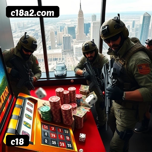 c18 segurança SSL 256-bit - Licença Curaçao, eCOGRA, GLI certificado